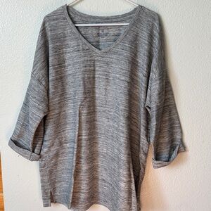 Sonoma Heather Gray Knit Top